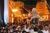 Navadurga idols taken for a grand Dasara procession